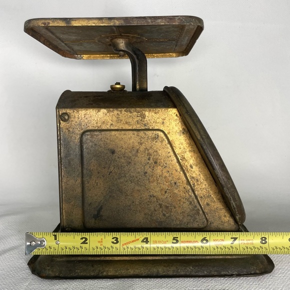 Vintage Scale Columbia Family Scale 24 Pounds Collectible 1900s Decor Rustic - Picture 10 of 11
